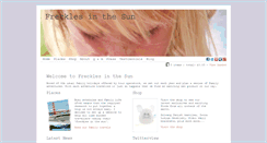 Desktop Screenshot of frecklesinthesun.com